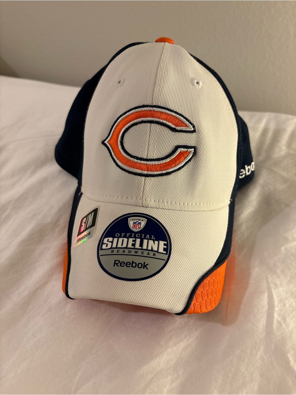 Chicago Bears Reebok Sideline Fitted Cap